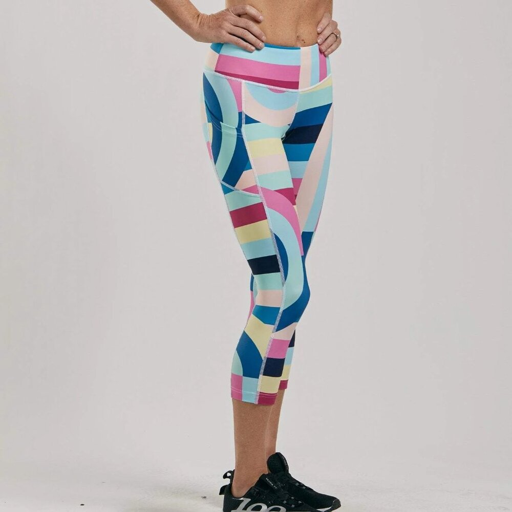Women's Ltd Run Pulse Capri - Riviera - Picture 12 of 12